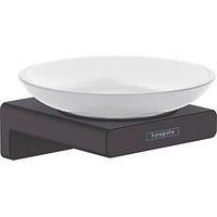 hansgrohe AddStoris Soap dish, matt black, 41746670