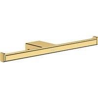 hansgrohe AddStoris Double Toilet Roll Holder - Gold