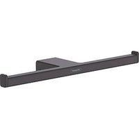 hansgrohe AddStoris Double Toilet Roll Holder Matt Black - 41748670