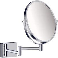 Hansgrohe AddStoris Universal Bathroom LED Shaving Mirror Wall Mounted Chrome