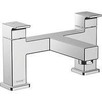 hansgrohe Vernis Shape 2-hole rim mounted bath mixer, chrome, 71452000