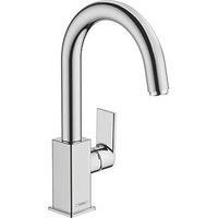 Hansgrohe Vernis Shape Bathroom Basin Mixer Tap Single Lever Swivel Spout Chrome