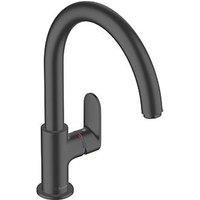 hansgrohe Vernis Blend M35 Kitchen Tap 210 with swivel spout, matt black, 71870670