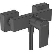 Hansgrohe Vernis Shape Thermostatic Exposed Mixer Shower Valve Matt Black Modern