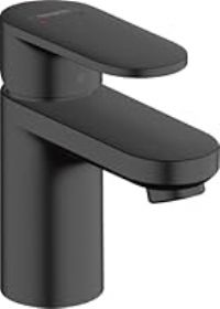 hansgrohe Vernis Blend Basin Mixer Tap 70 with pop-up waste set, matt black, 71550670