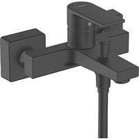 hansgrohe Vernis Shape Wall Mounted Bath Shower Mixer Tap Matt Black - 71450670