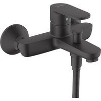 hansgrohe Vernis Blend Wall Mounted Bath Mixer Tap Matt Black - 71440670