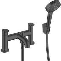 Hansgrohe Vernis Blend Bathroom Bath Shower Mixer Tap Twin Lever Modern Black