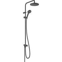 hansgrohe Vernis Blend Shower System 200 1 Spray Reno, matt black, 26272670