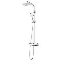 Hansgrohe Waterforms HP Rear-Fed Exposed Chrome Thermostatic Mixer Shower (962VK)