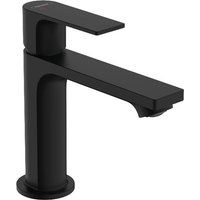 hansgrohe Rebris E 110 CoolStart Ecosmart Basin Mixer Tap - Matt Black
