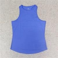Reebok ActivChill Vest Tank Womens 16-18 Blue Breathable Racerback Gym Top - L Regular