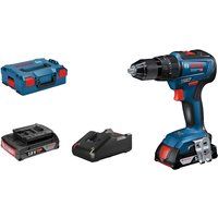 BOSCH GSB 18 V-55 BRUSHLESS COMBI DRILL INC 2X 2.0AH BATTS 06019H5370