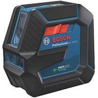 Bosch Professional Laser Level GLL 2-15 G (green laser, interior, LB 10 mount, ceiling clamp, visible working range: up to 15m, 4x AA battery, in carrying case)