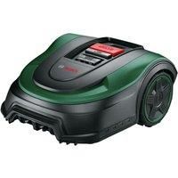Bosch Lawn and Garden 06008B0272 Bosch Robotic Lawnmower Indego S (Replaceable 18V Battery, Docking Station Included, Cutting Width 19 cm, for lawns of up to 500 m², in Carton Packaging)