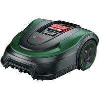 Bosch Lawn and Garden Robotic Lawnmower Indego S+ 500 (with Replaceable 18V Battery and App Function, Docking Station Included, Cutting Width 19 cm, for lawns of up to 500 m², in Carton Packaging)