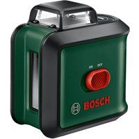 Bosch UniversalLevel 360 Laser Level (Green Laser, Working Range: up to 24m, Accuracy: ± 0.4 mm/m, self-Levelling: up to ± 4°, 4X AA Batteries)