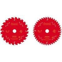 Freud F03FS09892 Circular Saw Blade Twin Pack for Wood 165 x 20mm x 24 & 40T