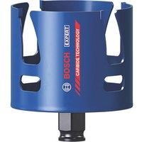 Bosch Professional 1x Expert Construction Material Hole Saw (for Softwood, Ø 76 mm, Accessories Rotary Impact Drill)