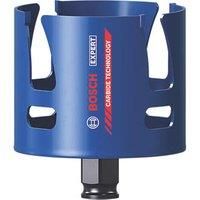 Bosch Professional 1x Expert Construction Material Hole Saw (for Softwood, Ø 79 mm, Accessories Rotary Impact Drill)