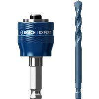 Bosch Professional 2x Expert Power Change Plus Hole Saw System Adapters (Ø 8,5 mm, Accessories Rotary Impact Drill)