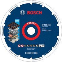 Bosch Professional 1x Expert Diamond Metal Wheel Large Size Cutting Disc (for Cast iron, Ø 180 mm, Accessories Large Angle Grinder)