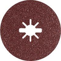 Bosch Professional 25x Expert R781 Prisma Ceramic X-LOCK Fibre Discs (for Steel, Stainless steel sheets, Ø 125 mm, Grit 36, Accessories Small Angle Grinder)