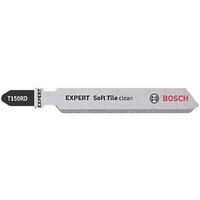 Bosch Professional 3x Expert ‘Soft Tile Clean’ T 150 RD Jigsaw Blade (for Soft tiles, 83 mm, Accessories Jigsaw)