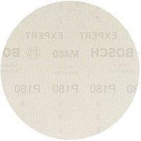 Bosch Professional 5x Expert M480 Sanding Net (for Hardwood, Paint on wood, Ø 125 mm, Grit 180, Accessories Random Orbital Sander)