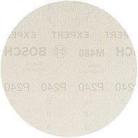 Bosch Professional 5x Expert M480 Sanding Net (for Hardwood, Paint on wood, Ø 125 mm, Grit 240, Accessories Random Orbital Sander)