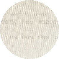 Bosch Professional 50x Expert M480 Sanding Net (for Hardwood, Paint on wood, Ø 125 mm, Grit 180, Accessories Random Orbital Sander)