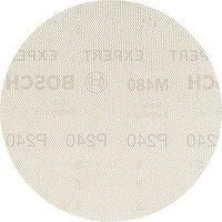 Bosch Professional 5x Expert M480 Sanding Net (for Hardwood, Paint on wood, Ø 150 mm, Grit 240, Accessories Random Orbital Sander)