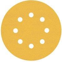 Bosch Professional 5x Expert C470 Sandpaper (for Hardwood, Paint on wood, Ø 125 mm, Grit 240, Accessories Random Orbital Sander)