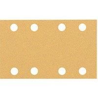 Bosch Professional 10x Expert C470 Sandpaper (for Hardwood, Paint on wood, 80x133 mm, Grit 80, Accessories Orbital Sander)
