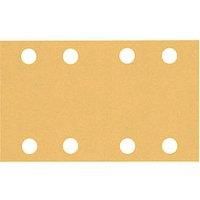 Bosch Professional 10x Expert C470 Sandpaper (for Hardwood, Paint on wood, 80x133 mm, Grit 120, Accessories Orbital Sander)