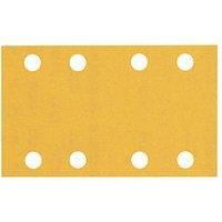 Bosch Professional 10x Expert C470 Sandpaper (for Hardwood, Paint on wood, 80x133 mm, Grit 240, Accessories Orbital Sander)