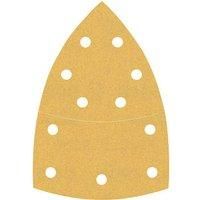 Bosch Expert C470 Punched Hook and Loop Multi Sanding Sheets 93mm x 102mm 180g Pack of 10