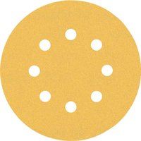 50 X BOSCH 125MM 5" HOOK & LOOP SANDER SANDING DISCS 120 GRIT  2608900912