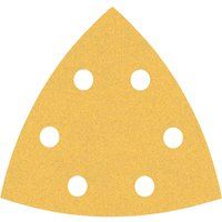 Bosch Professional 50x Expert C470 Sandpaper (for Hardwood, Paint on wood, 93x93 mm, Grit 120, Accessories Delta Sander)