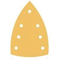 Bosch Expert C470 Hook and Loop Large Delta Sanding Sheets for Paint and Wood 100mm x 150mm 120g Pack of 10