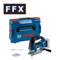 Bosch Professional 18V System Cordless Jigsaw GST 18V-155 BC (with Bow Handle, brushless Motor, Batteries and Charger not Included, in L-BOXX), Blue, 06015B1000