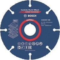 Bosch Professional 2608901188 1x Expert Carbide Multi Wheel Cutting Disc (for Hardwood, Ø 115 mm, Accessories Small Angle Grinder)