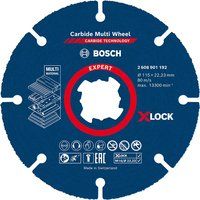 Bosch Professional 1x Expert Carbide Multi Wheel X-LOCK Cutting Disc (for Hardwood, Ø 115 mm, Accessories Small Angle Grinder)