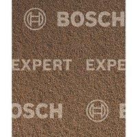 Bosch Professional 2x Expert N880 Fleece Pads (for Steel sheets, 115 x 140 mm, Grade Coarse A, Accessories Hand Sanding)