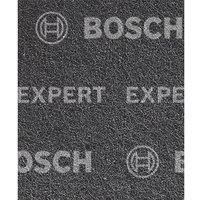 Bosch Professional 2x Expert N880 Fleece Pads (for Steel sheets, 115 x 140 mm, Grade Medium S, Accessories Hand Sanding)