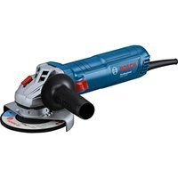 Bosch Professional Corded Angle Grinder GWS 12-125 (220-240 V, disc Ø: 125mm, Auxiliary handle, incl. Protective guard, backing flange, locking nut, two-hole spanner)