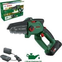 Bosch EASYCHAIN 18V-15-7 P4A 18v Cordless Brushless Chainsaw 150mm 1 x 2.5ah Li-ion Charger
