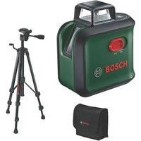 Bosch ADVANCEDLEVEL 360 Self Levelling Cross Line Green Laser Level Tripod Set