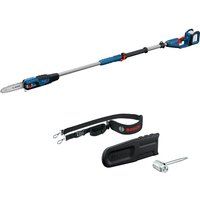 Bosch Professional 18V System Telescopic Chainsaw GKE 18V-25 TP (23 cm Sword, Brushless Motor with BITURBO Technology, Includes Combination Wrench, Shoulder Strap, Chain Cover)