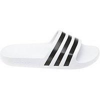 Adidas Adilette Aqua, Unisex Adults’ Low-Top Slippers Beach & Pool Shoes, White (Ftwr White/Core Black/Ftwr White Ftwr White/Core Black/Ftwr White), 10 UK (44.5 EU)